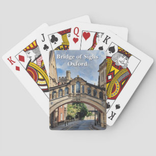 Seufzerbrücke in Oxford Akrylgemälde Spielkarten