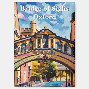Seufzerbrücke in Oxford Gouache Malerei Magnet