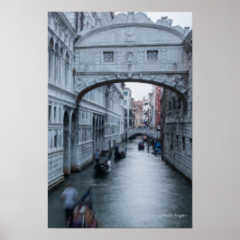 Seufzerbrücke Venedig Foto Print Poster