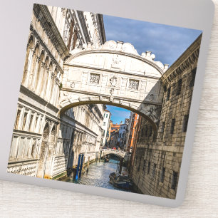 Seufzerbrücke, Venezia, Italien Aufkleber