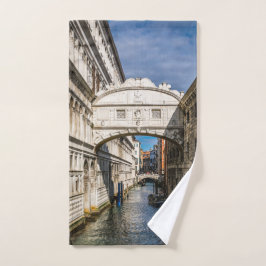 Seufzerbrücke, Venezia, Italien Badhandtuch Set