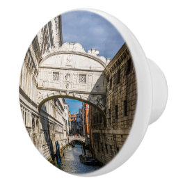 Seufzerbrücke, Venezia, Italien Keramikknauf