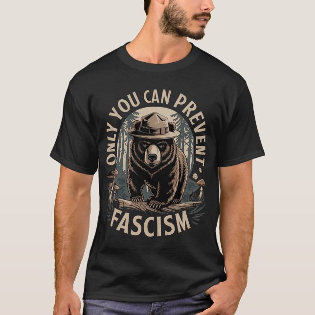 Seule la T-shirt Fascisme peut être évitée (Devant)