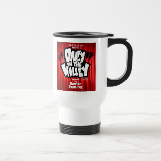 Seulement dans la tasse rouge de logo de vallée