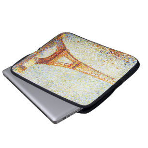 Seurat: Der Eiffelturm Laptopschutzhülle