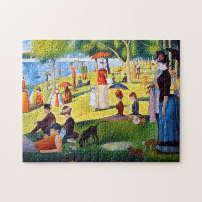 Seurat: Ein Sonntag am La großes Jatte (Horizontal)