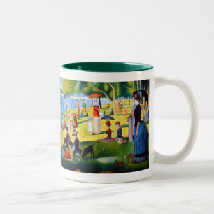 Seurat: Ein Sonntag auf La Grande Jatte Zweifarbige Tasse