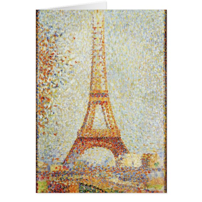 Seurat peignant la tour d'Effiel (Devant)