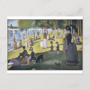 Seurat Postcard Postkarte