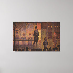 Seurat's The Circus Sideshow (Parade de Cirque) Leinwanddruck