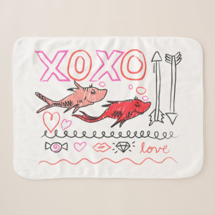 Seuss Valentine  XOXO Design Sherpadecke