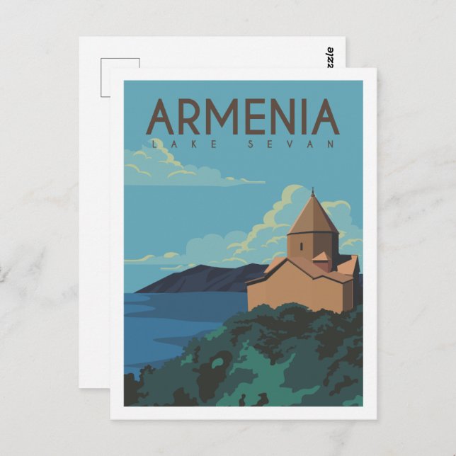 Sevan Armenia - Paradies für Ausflüge Postkarte (Vorne/Hinten)
