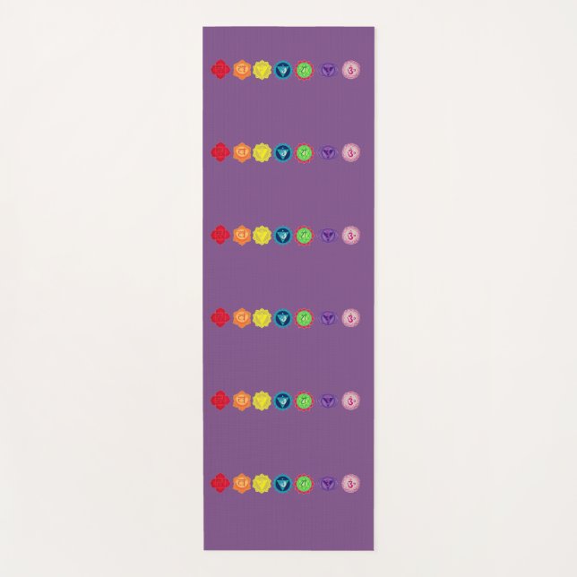 Seven Chakra YogaYoga Mat Yogamatte (Vorderseite)