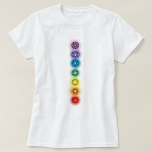 Seven Chakras Ladys Basic T-Shirt