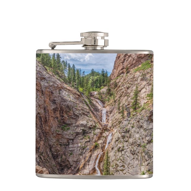 Seven Falls Colorado Flachmann (Vorderseite)