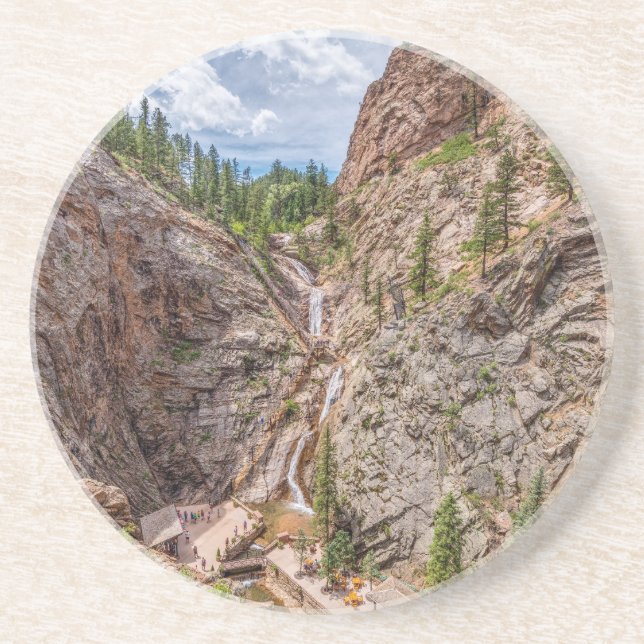 Seven Falls Colorado Getränkeuntersetzer (Vorne)