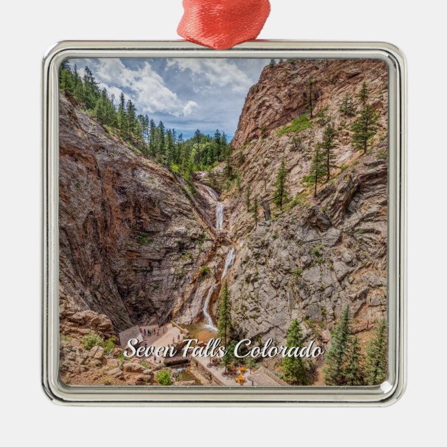 Seven Falls Colorado Premium Ornament (Vorne)