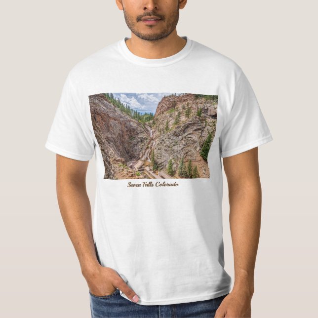 Seven Falls Colorado T - Shirt (Vorderseite)
