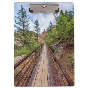 Seven Falls Walkway Bridge Clipboard Klemmbrett