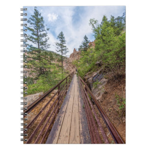Seven Falls Walkway Bridge Notebook Notizblock