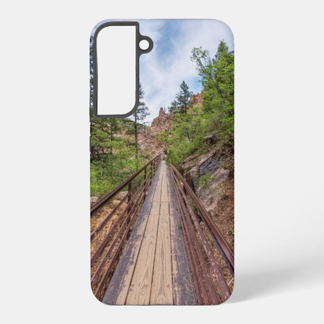 Seven Falls Walkway Bridge Samsung Handy Case Samsung Galaxy Hülle (Rückseite)