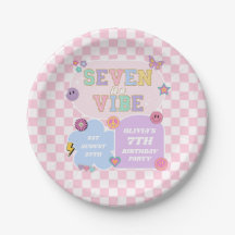 Seven is vibe Preppy Patch 7. Geburtstagsparty