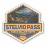 Seven Lugano - The Restaurant Abzeichen Lugano Une Aufkleber<br><div class="desc">Stelvio Pass in einem Vintagen Stilemblem gemacht. Es ist ein berühmter Bergpass,  der sich entlang der Ostalpen in Italien befindet.</div>