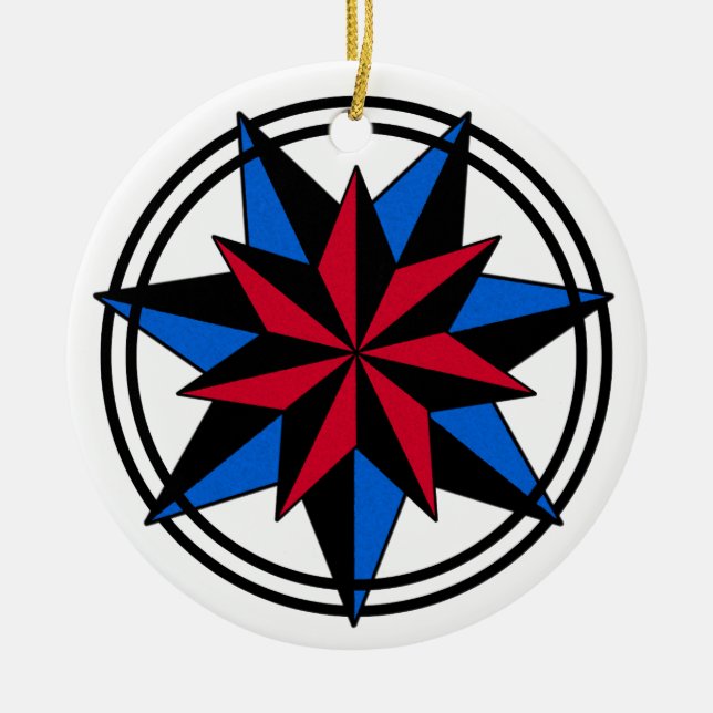 Seven Pointed Star Ornament (Vorne)