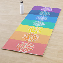 Seven Rainbow Chakras Mandalas
