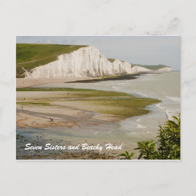 Seven Sisters and Beachy Head Postcard Postkarte (Vorderseite)