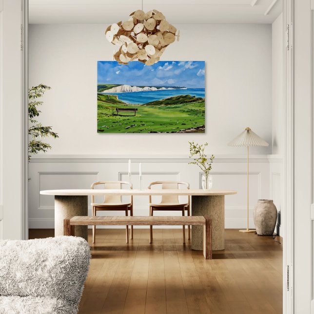 Seven Sisters Cliffs Leinwanddruck (Von Creator hochgeladen)