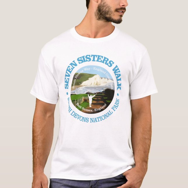Seven Sisters Walk (rd) T-Shirt (Vorderseite)