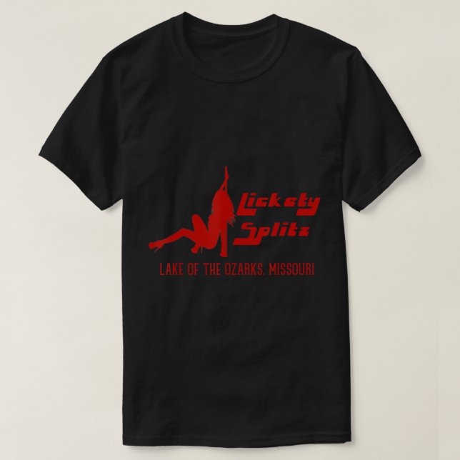 Seven Splitz Seen von Ozarks Missouri T-Shirt (Design vorne)