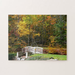 Seven Springs Fall Bridge I Herbstlandschaft