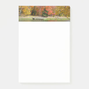 Seven Springs Fall Bridge III Herbstlandschaft Post-it Klebezettel