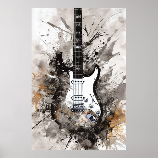 Seven String Guitar Poster (Vorne)