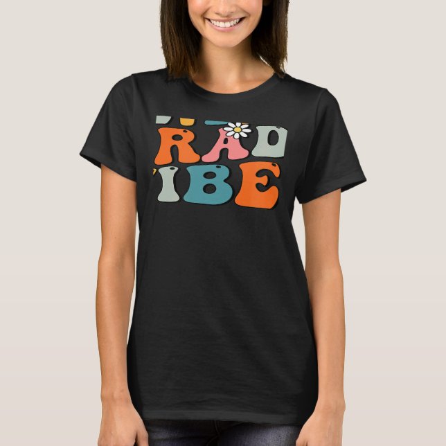 Seventh Grade Vibes Retro 7th Grade Team 1st Day o T-Shirt (Vorderseite)