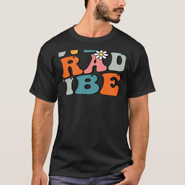 Seventh Grade Vibes Retro 7th Grade Team 1st Day o T-Shirt (Vorderseite)