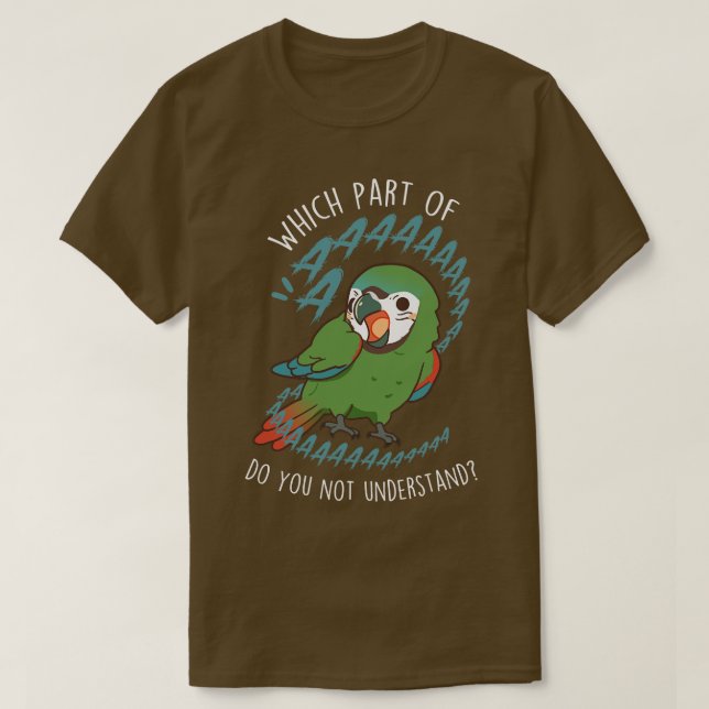 Severe Macaw Aaa T-Shirt (Design vorne)