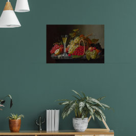 Severin Roesen Still Life Poster