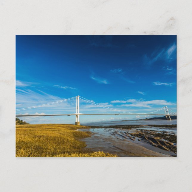 Severn Bridge, Chepstow Postcard Postkarte (Vorderseite)