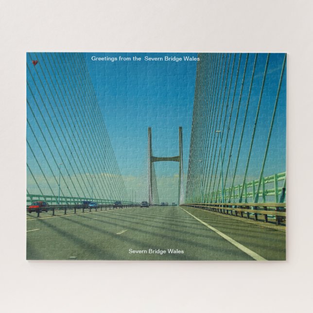 Severn Bridge Wales Jigsaw Puzzle Puzzle (Horizontal)