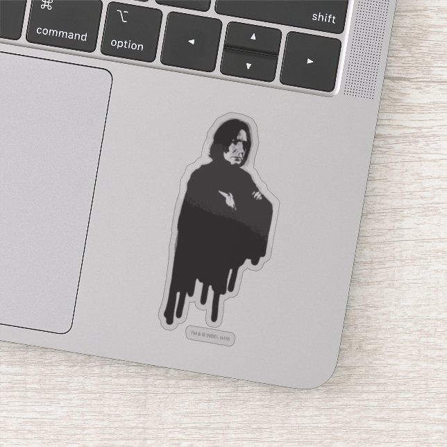 Severus Snape Arme kreuzten B-W Aufkleber (Detail)