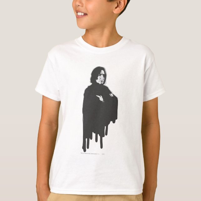 Severus Snape Arme kreuzten B-W T-Shirt (Vorderseite)