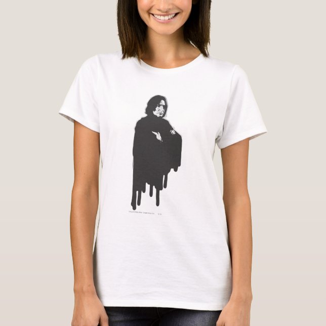 Severus Snape Arme kreuzten B-W T-Shirt (Vorderseite)