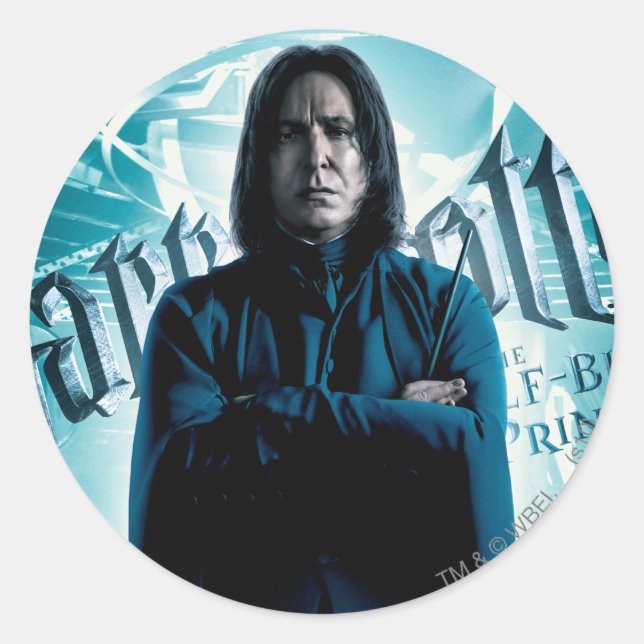 Severus Snape HPE6 1 Runder Aufkleber (Vorderseite)