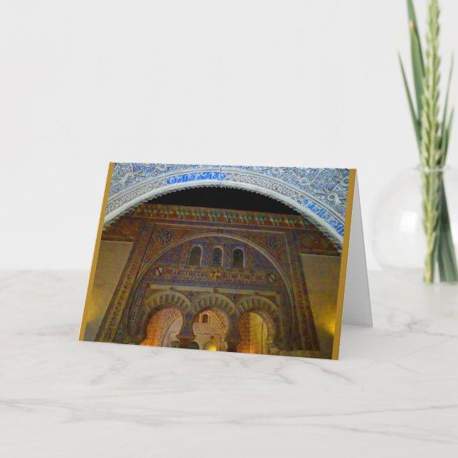 Sevilla Architektur Karte (Vorderseite)