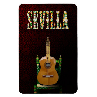 SEVILLA. Flämische Gitarre mit Giralda von Magnet