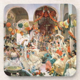 Sevilla (Öl auf Leinwand) Untersetzer