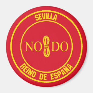Sevilla Round Emblem Magnet